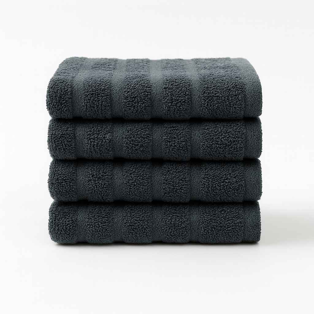 Wash Towel Black Pack Of 4