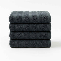 Wash Towel Black Pack Of 4