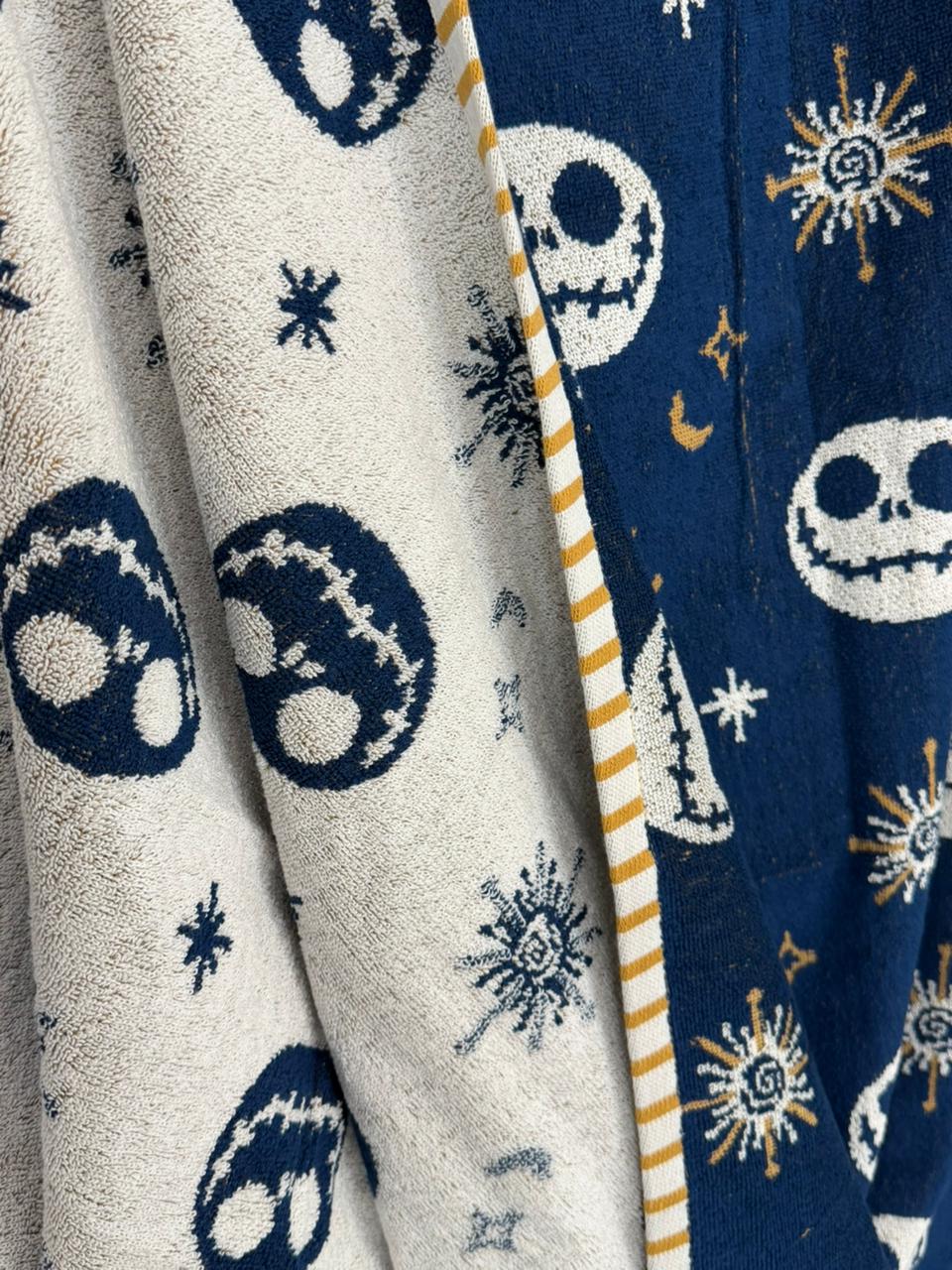 Midnight Skull & Stars Kids Printed Bath Towel