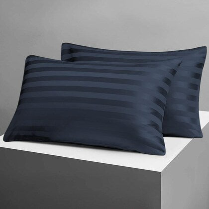 Navy Blue Comfort Soft Fiber Pillow Cover